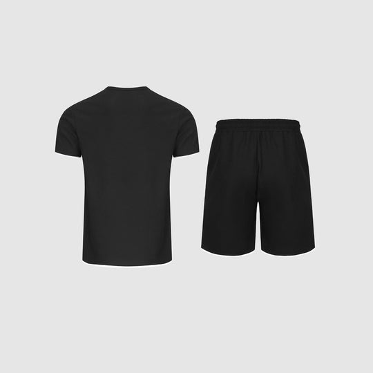 Herren stylisches Freizeit-Set mit kontrastierenden Details EB