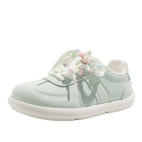 Damen Sneaker mit einzigartiger Blumendekoration und flexibler Komfortsohle EB