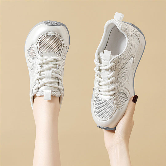 Damen Atmungsaktive Freizeitsneaker mit stoßdämpfender Sohle EB