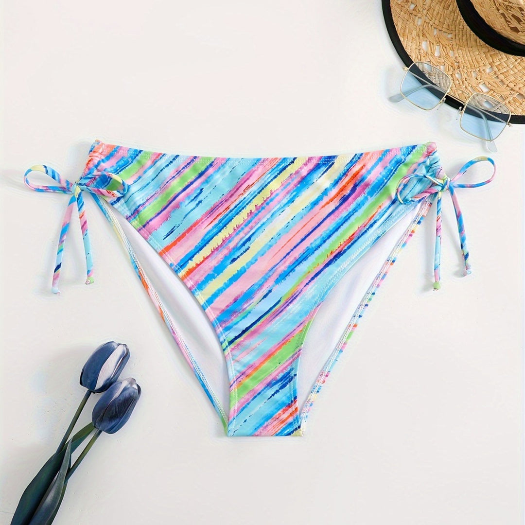 Damen Bikinihose mit seitlichen Bindebändern EB
