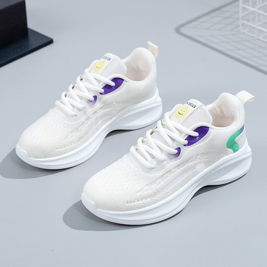 Damen atmungsaktive Freizeitschuhe mit flexiblem Sohlenprofil EB