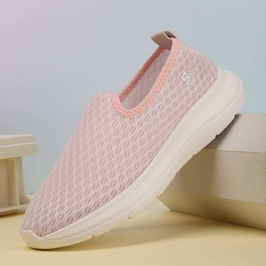 Damen Atmungsaktive Slip-On Laufsohlen Sneakers EB