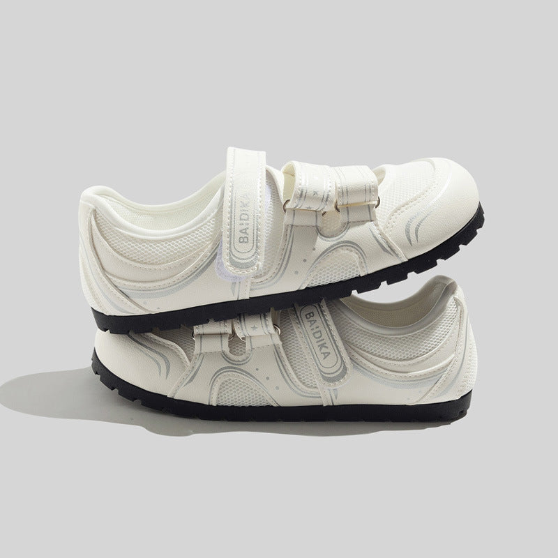 Damen Sportliche Riemensandalen mit atmungsaktiver Mesh-Oberfläche und rutschfester Sohle EB
