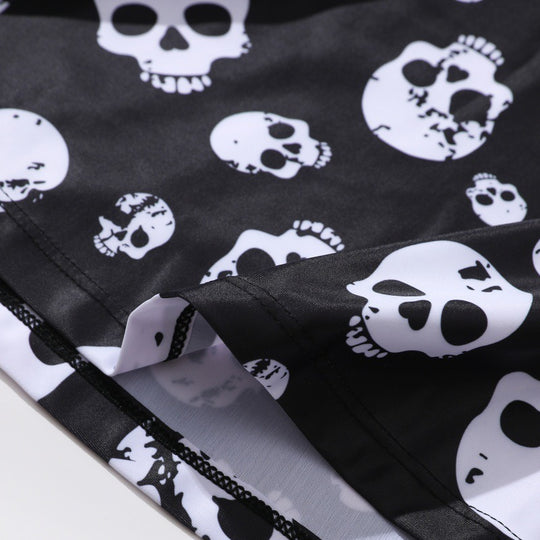 Damen Tankini mit verspieltem Totenkopf-Muster EB