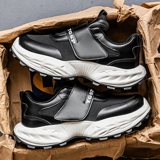 Damen Sportliche Sneaker mit innovativem Klettverschluss und dämpfender Laufsohle EB