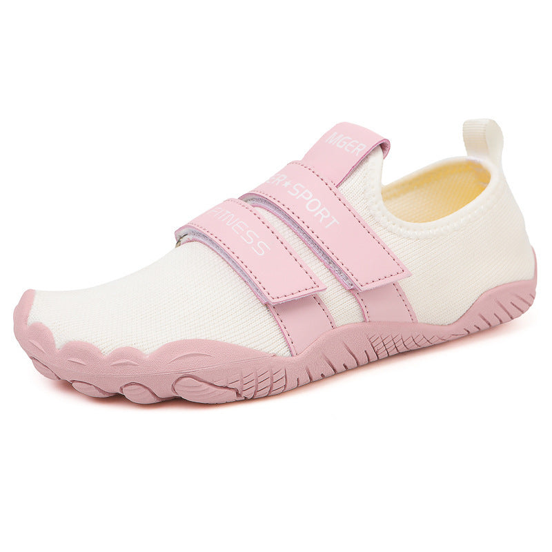 Damen Sportliche Wasserschuhe mit velcro Riemen und rutschfester Sohle EB
