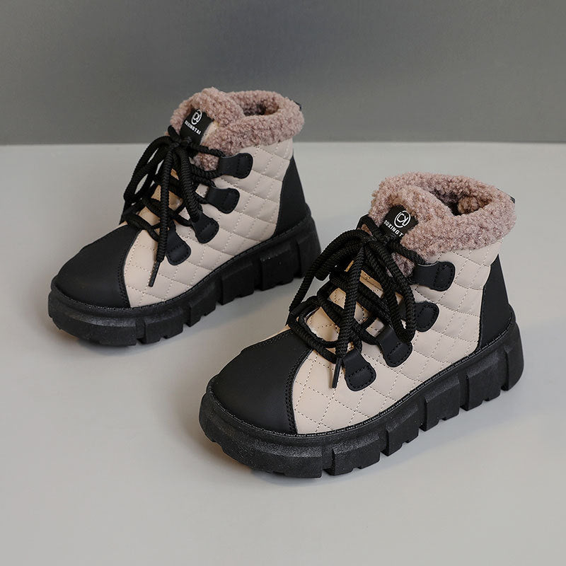 Damen Winterliche Stiefel mit kuscheligem Innenfutter und rutschfester Sohle EB