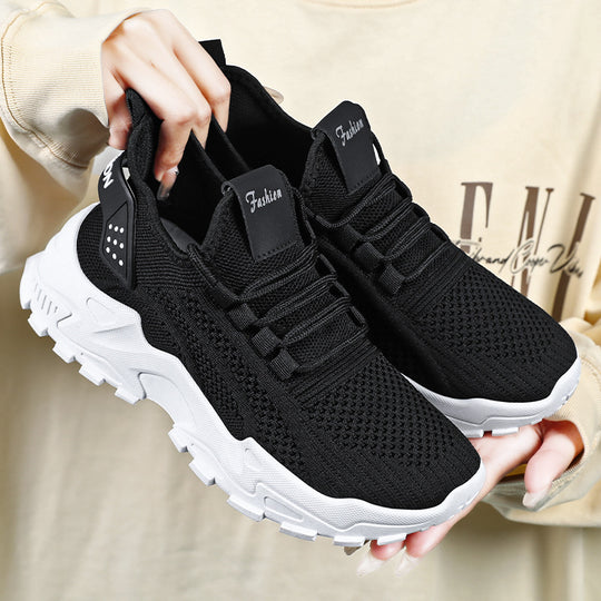 Damen Sportliche High-Performance Sneakers mit atmungsaktivem Obermaterial und rutschfester Sohle EB