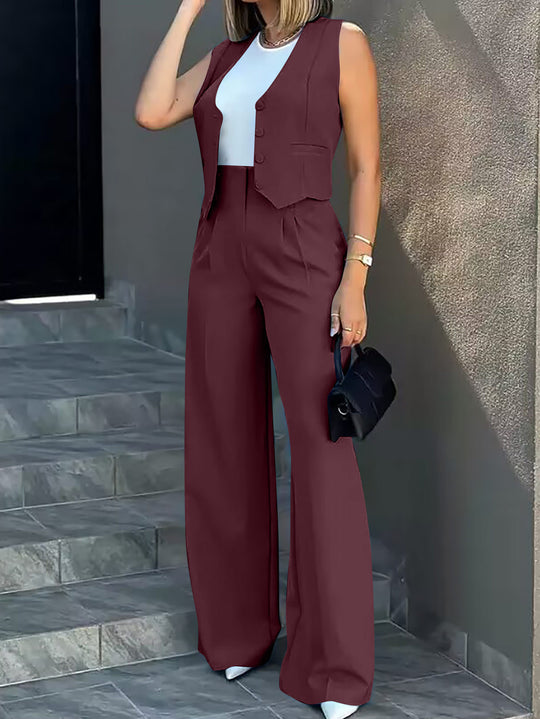 Damen Elegantes und modernes Zweiteiler Ensemble EB