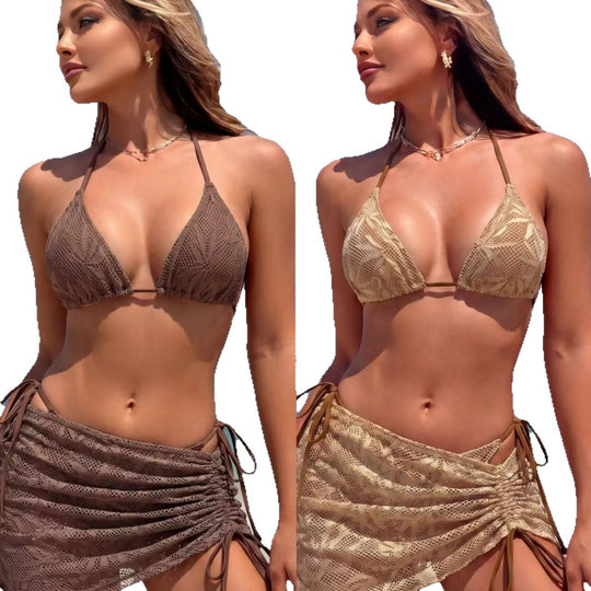 Damen Triangel-Bikini mit seitlichem Raff desig EB