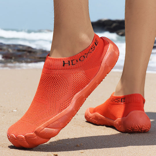 Damen Flexible Aquaschuhe mit elastischem Design und rutschfester Sohle EB