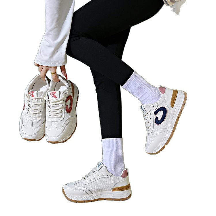 Damen modische Sneakers mit atmungsaktiver Oberfläche und dämpfender Sohle EB