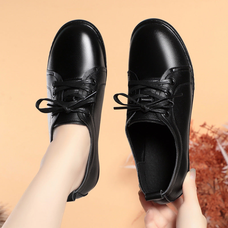 Damen Komfortable Schnürschuhe mit modischem Design und praktischem Blockabsatz EB