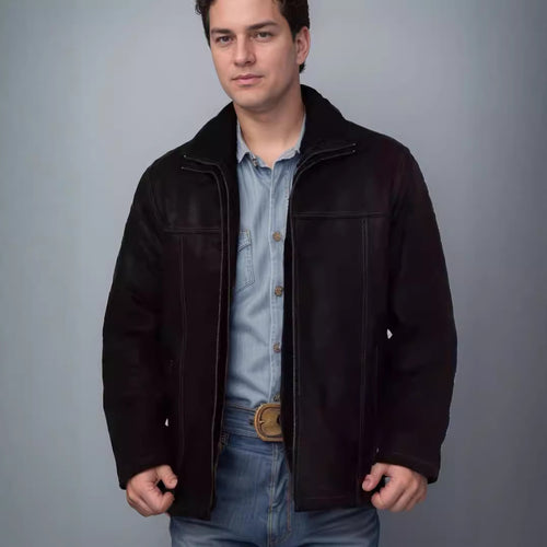 Herren hochwertige jacke mit vielseitigem Stil EB