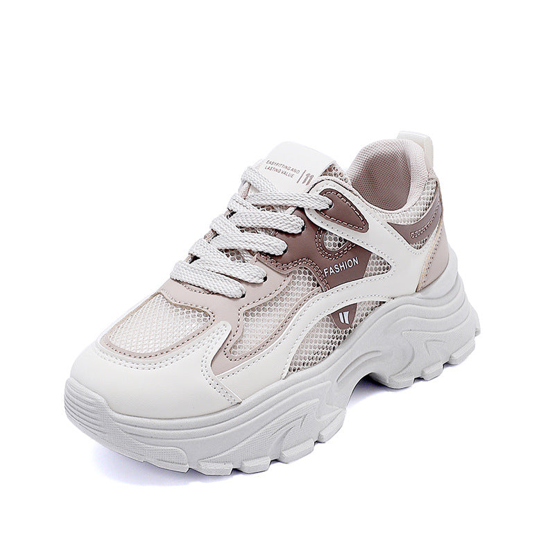 Damen Sportliche Sneakers mit atmungsaktivem Mesh-Obermaterial und stylishem Design EB