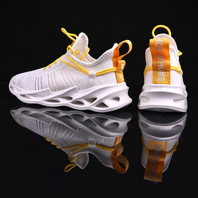 Damen Sportliche Leichtgewicht Laufschuhe mit atmungsaktiver Mesh-Oberfläche und dämpfender Sohle EB