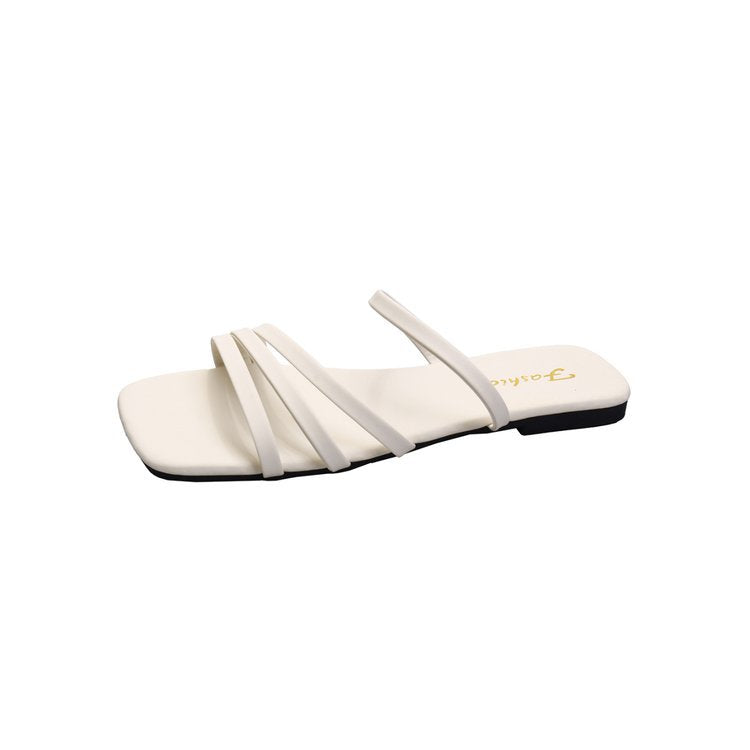 Damen elegante Riemensandalen mit komfortablem Fußbett EB