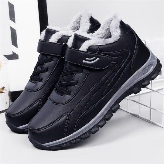 Damen Isolierte Winterstiefel mit rutschfester Sohle und verstellbarem Klettverschluss EB