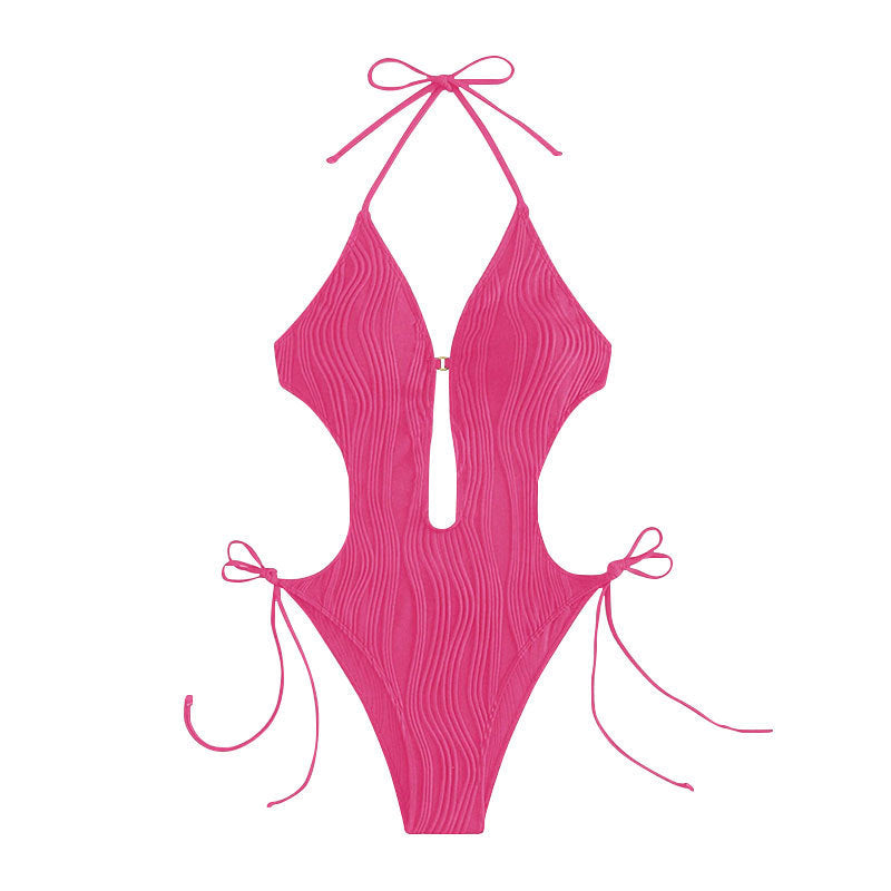 Damen Cut-Out-Einteiler Badeanzug EB