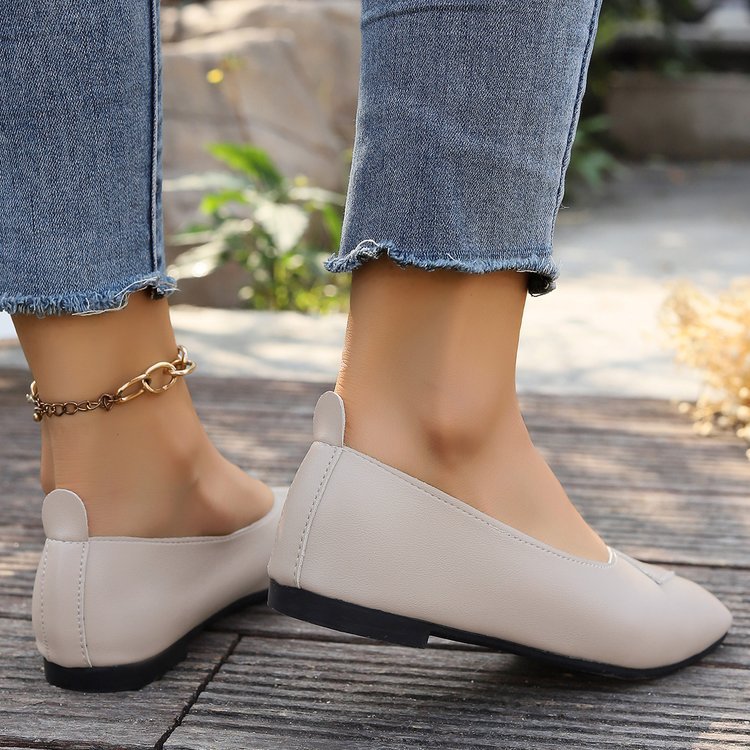 Damen Ballerinas mit elegantem Kreuz-Design und komfortabler Innensohle EB