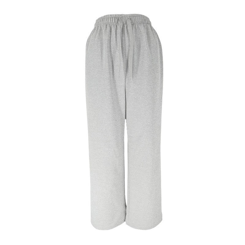Damen Bequeme Freizeithose mit elastischem Taillenzug und weitem Bein EB