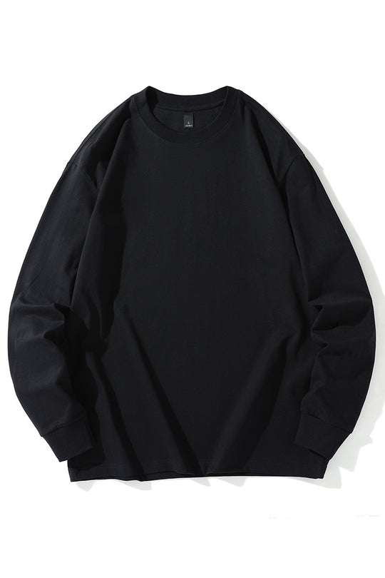 Damen lässiges Langarmshirt aus hochwertiger Baumwolle EB