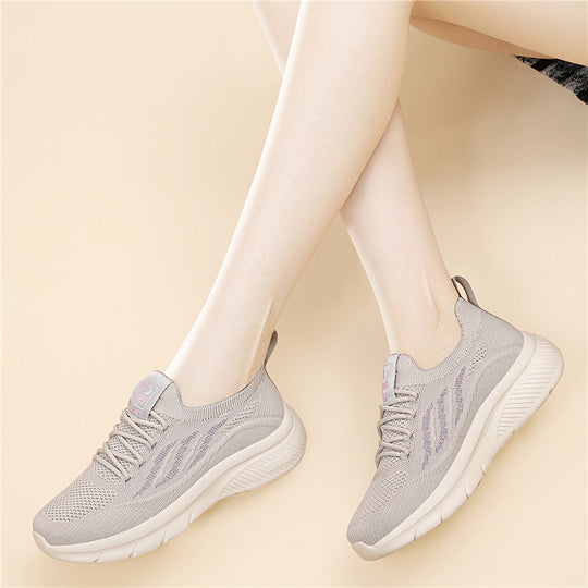 Damen Atmungsaktive Freizeitsneaker mit dämpfender Sohle EB
