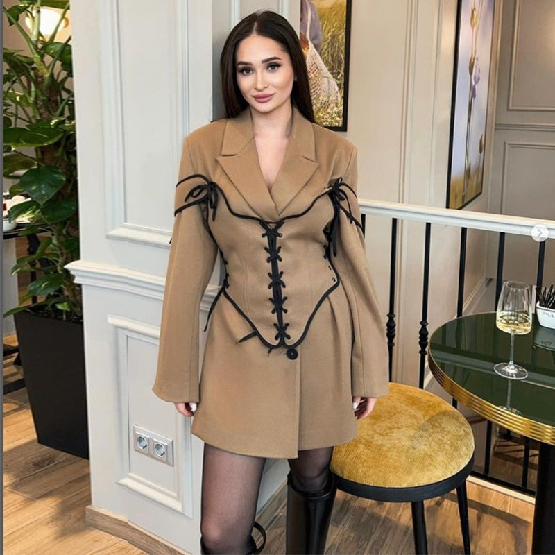 Damen Modischer Couture-Blazer EB