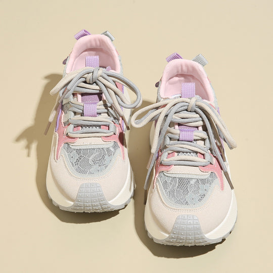 Damen Sportliche Sneaker mit atmungsaktiver Mesh-Oberfläche und innovativem Dämpfungssystem EB