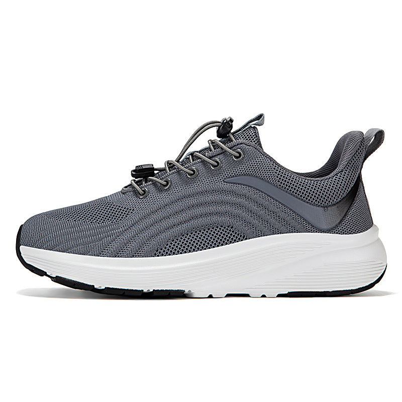 Damen sportliche Sneaker mit atmungsaktiver Oberflächenstruktur und rutschfester Sohle EB