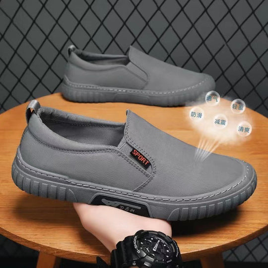Damen Sportliche Slip-On Schuhe EB