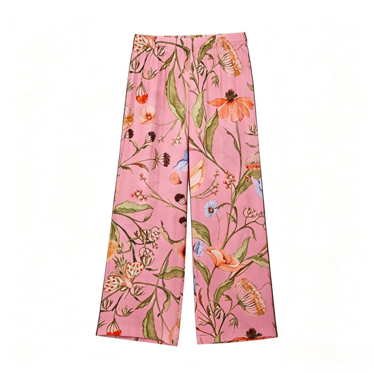Damen Palazzo-Hose mit floralen Mustern EB