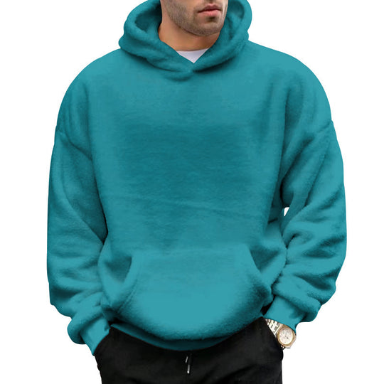 Herren bequemer Oversized Kapuzenpullover EB