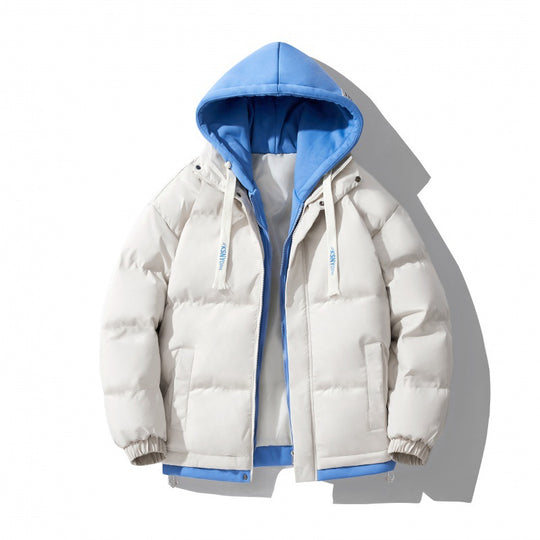 Damen modische Steppjacke mit Kapuze und wendbarem Design EB
