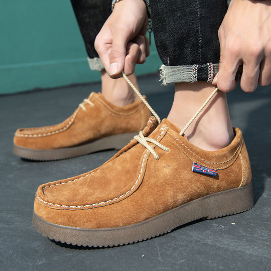 Damen elegante Mokassins aus hochwertigem Wildleder mit komfortabler Sohle EB