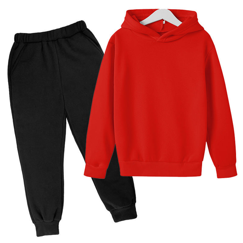 Unisex nan komfortables Hoodie und Jogger Set aus French Terry mit elastischem Bund und Rippbündchen EB