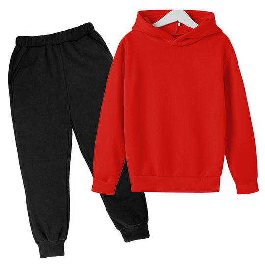 Unisex nan komfortables Hoodie und Jogger Set aus French Terry mit elastischem Bund und Rippbündchen EB