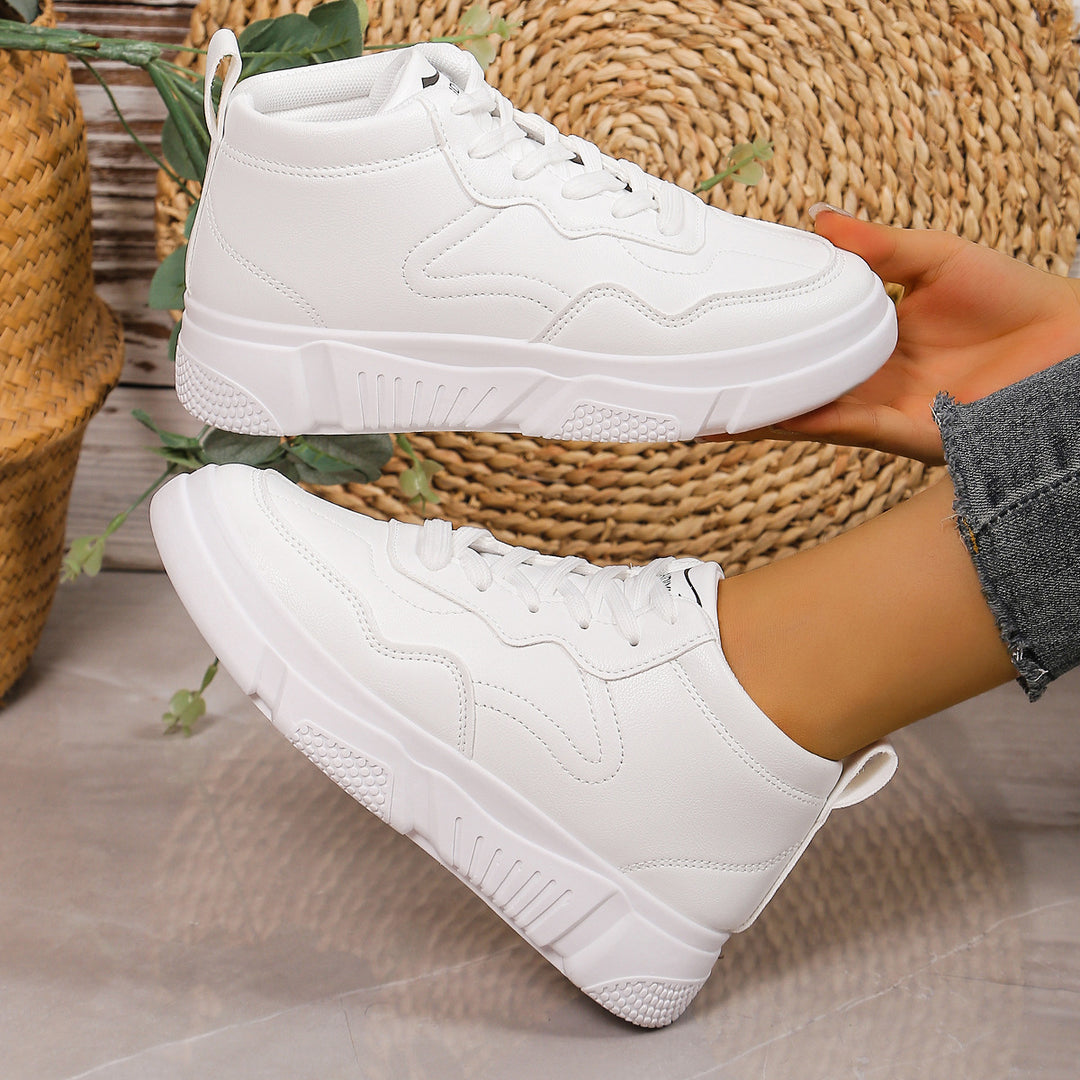 Damen Sportliche Sneakers mit dämpfender Laufsohle und trendigem Design EB