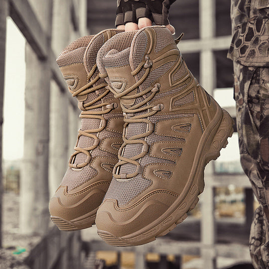 Herren Multifunktionale Tactical Boots mit hohem Knöchelschutz und rutschfester Sohle EB