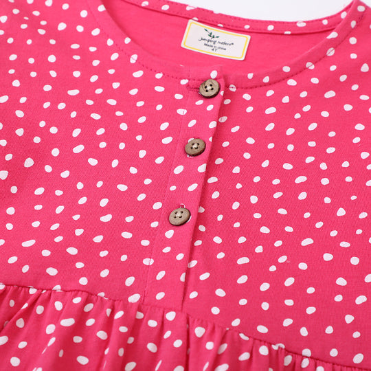 Mädchen Langarmkleid mit verspieltem Einhorn-Motiv EB