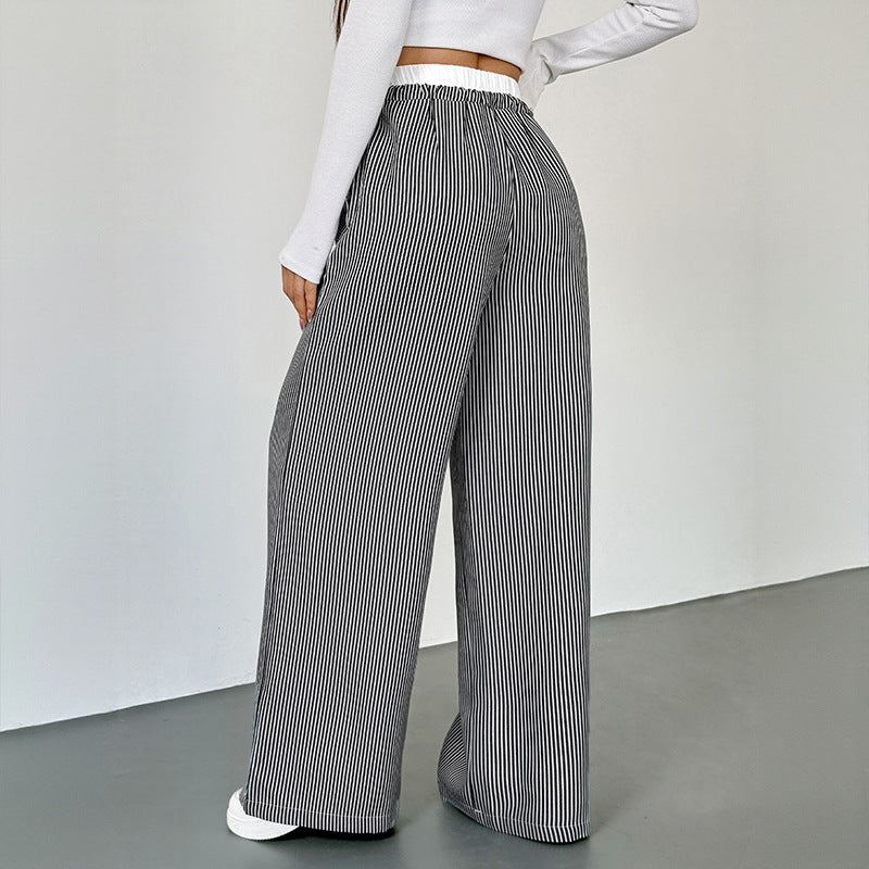 Damen Bequeme Joggpants mit lässigem Streifenmuster EB
