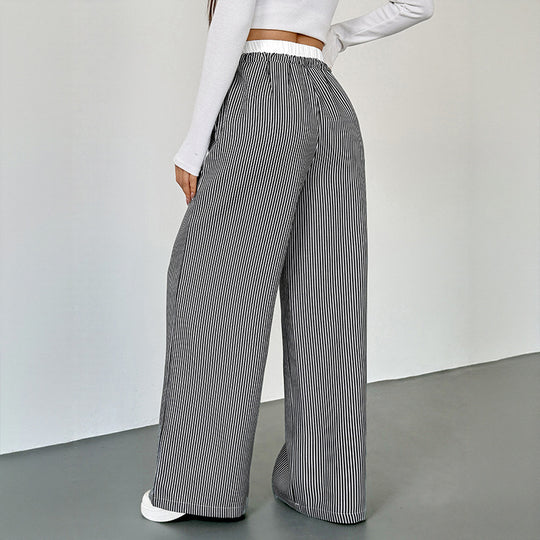 Damen Bequeme Joggpants mit lässigem Streifenmuster EB