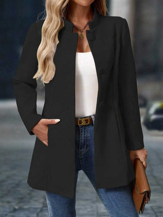 Damen klassischer und eleganter Mantel EB