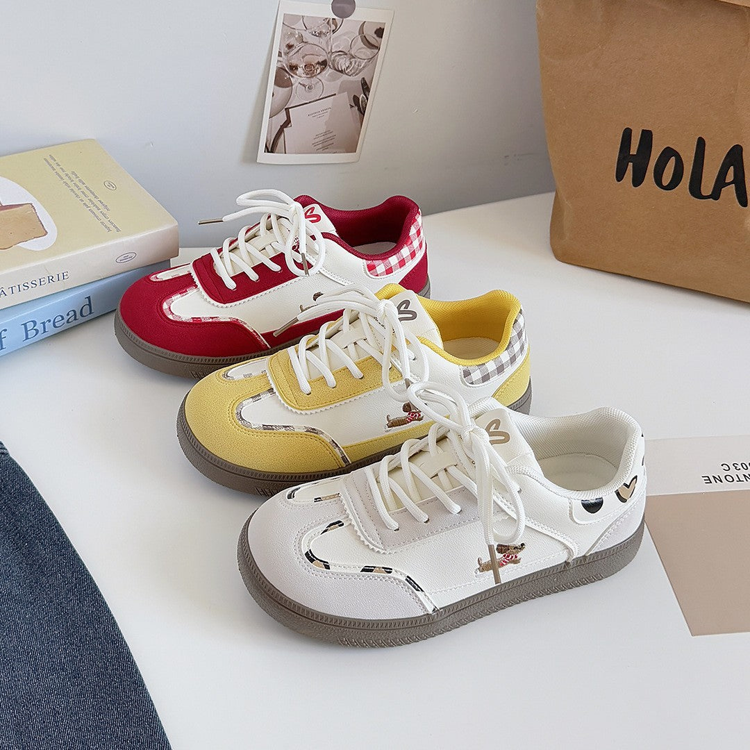 Damen Sportliche Sneakers mit verspieltem Design und hochwertiger Verarbeitung EB