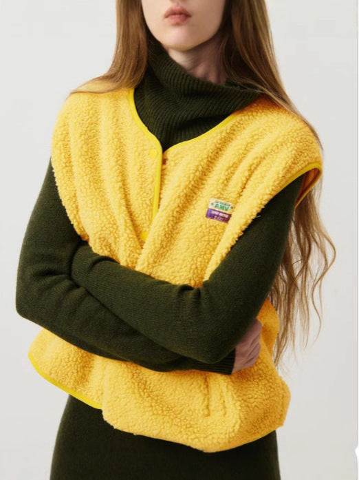 Damen komfortable Fleece-Weste EB