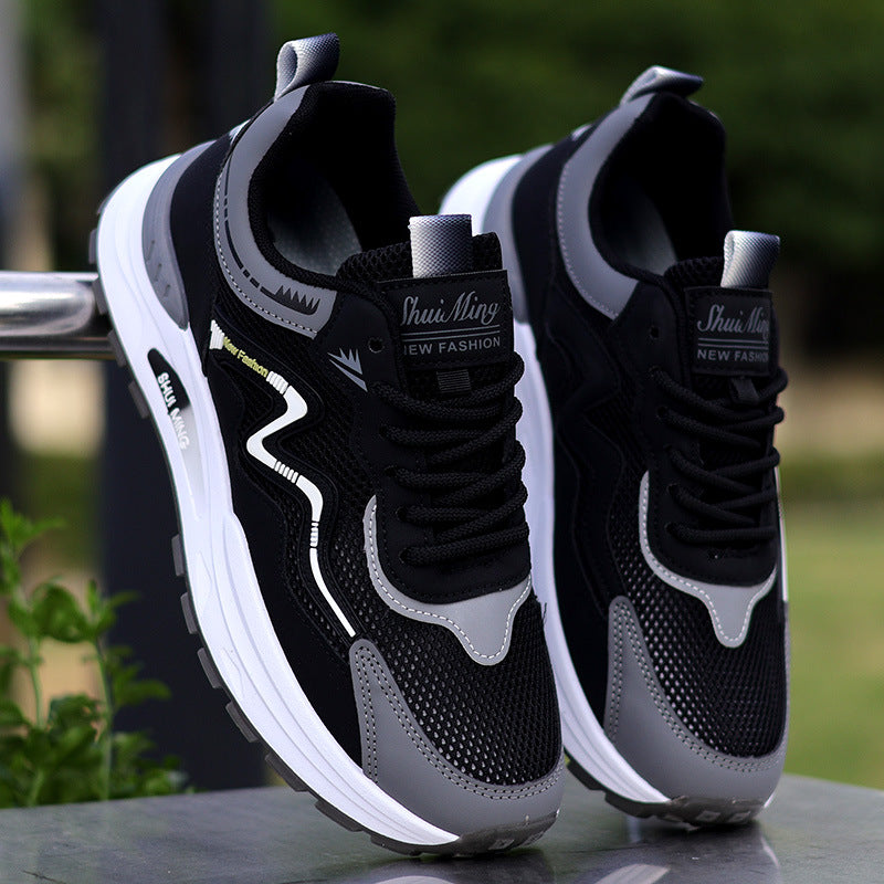 Damen Sportliche Sneakers mit atmungsaktiver Netzstruktur und dynamischer Dämpfung EB