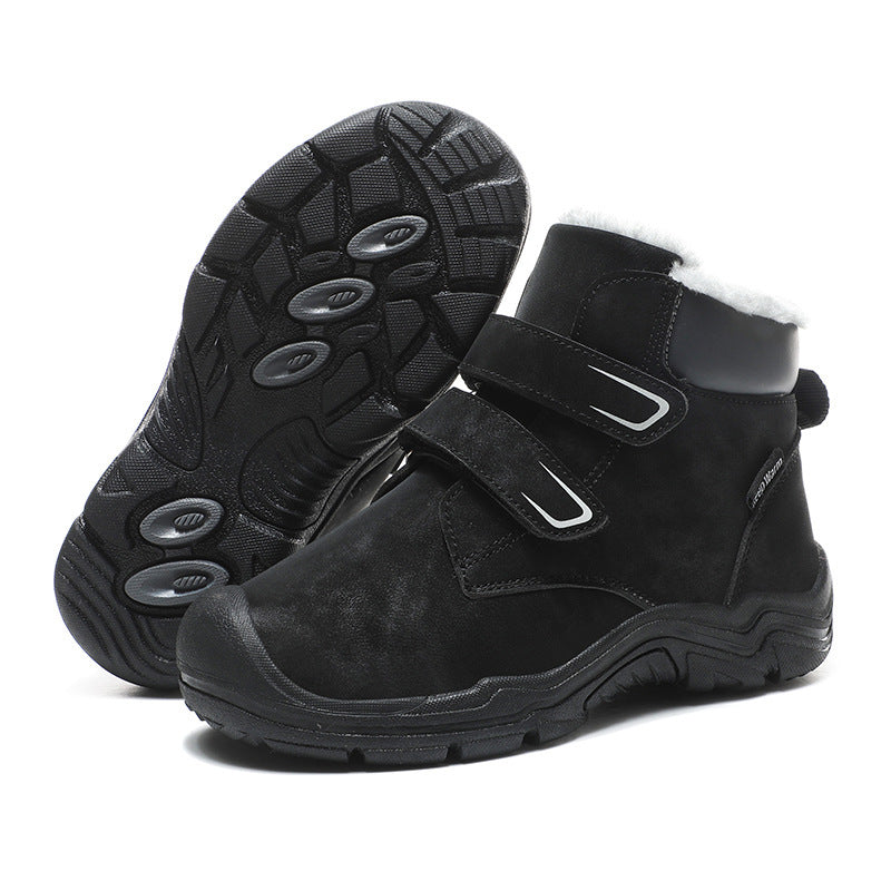 Damen Winter-Wanderschuhe mit isolierendem Futter und praktischen Klettverschlüssen EB