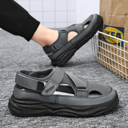 Damen Sportliche Sandalen mit stoßdämpfendem Sohlenprofil und atmungsaktiver Oberstruktur EB