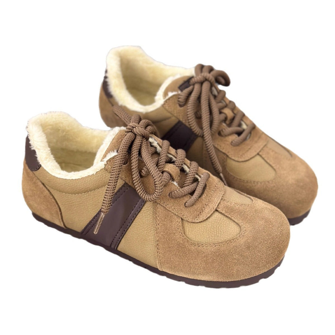 Damen Sneakers mit kuscheligem Innenfutter und rutschfester Sohle EB
