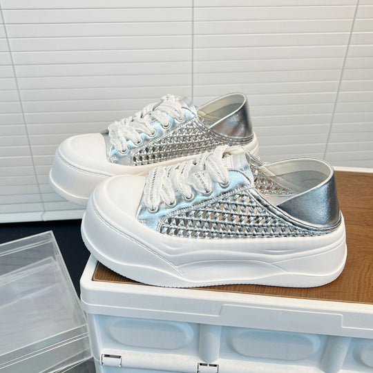 Damen luftige Sneaker mit innovativem Mesh-Design und sportlichem Komfort EB